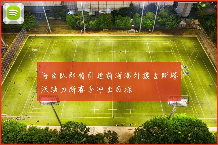 河南队即将引进前海港外援古斯塔沃助力新赛季冲击目标